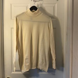 Cream 22/24 Lane Bryant Turtleneck Sweater